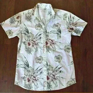 Jack & Jones Mens Floral Printed Summer Beach Short Sleeved Slim Fit Shirts